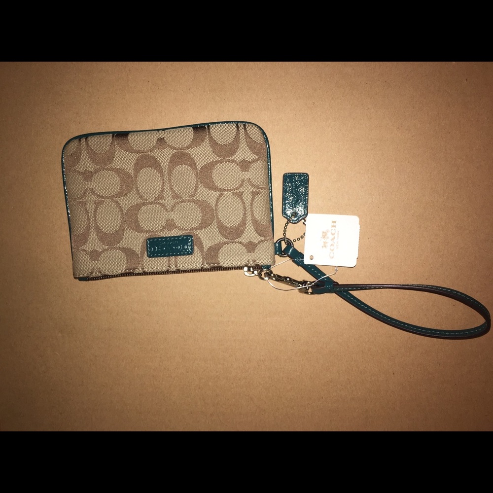 Authentic Coach wrist wallet